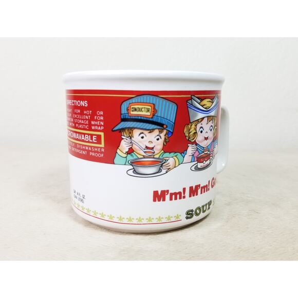 Campbell Soup Mug Large 14oz Mm Good By West Wood 3 1/2" Vintage 1997 - Picture 5 of 13